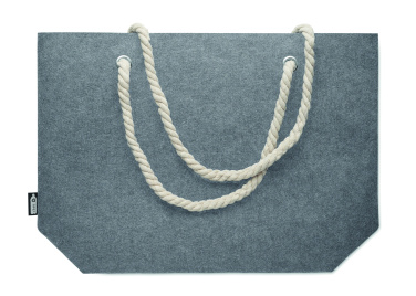 Логотрейд pекламные подарки картинка: RPET felt beach bag