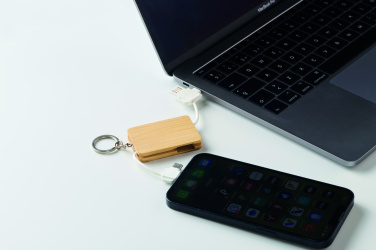 Логотрейд бизнес-подарки картинка: Key ring charging cable