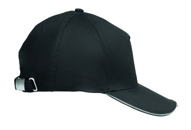 Логотрейд pекламные подарки картинка: 5 panel LED cotton cap 220gr/m²