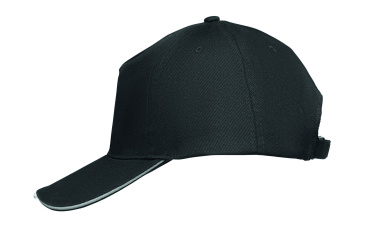 Логотрейд pекламные cувениры картинка: 5 panel LED cotton cap 220gr/m²