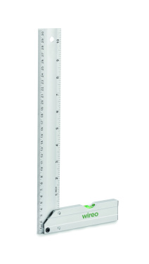 Лого трейд pекламные cувениры фото: Aluminium level ruler 30 cm