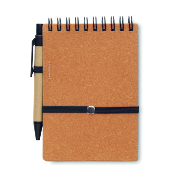 Логотрейд бизнес-подарки картинка: Recycled notebook with ball pen