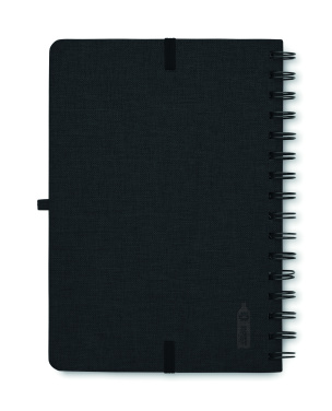 Лого трейд бизнес-подарки фото: A5 notebook with phone holder