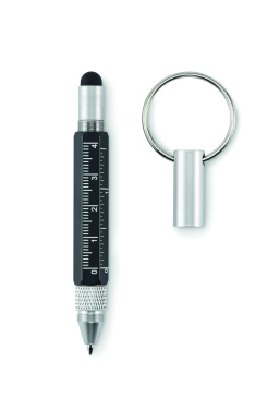 Логотрейд pекламные подарки картинка: Key ring with twist action pen