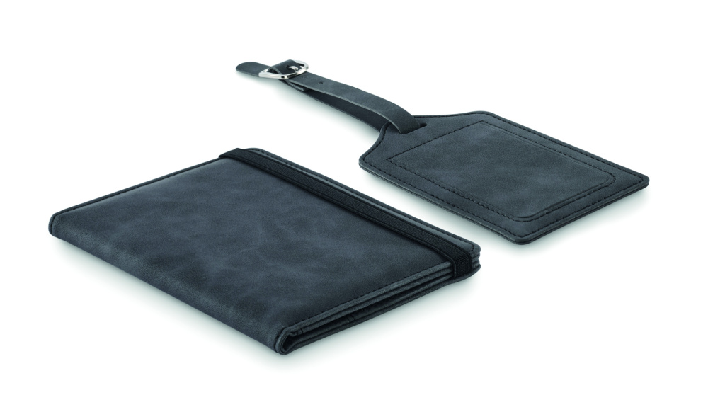 Лого трейд pекламные продукты фото: Passport and luggage tag set