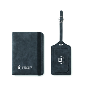 Лого трейд pекламные cувениры фото: Passport and luggage tag set