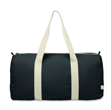 Логотрейд pекламные cувениры картинка: Recycled cotton sports bag