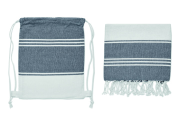 Логотрейд бизнес-подарки картинка: Hammam towel drawstring set