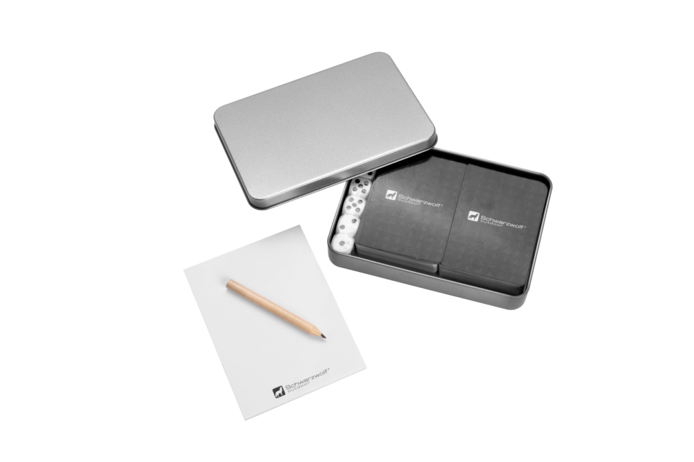 Лого трейд pекламные подарки фото: Набор игральных карт и игральных костей MURRAY Schwarzwolf