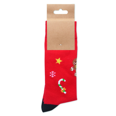 Логотрейд pекламные подарки картинка: Pair of Christmas socks L