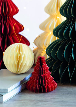 Логотрейд pекламные cувениры картинка: Christmas paper tree hanger
