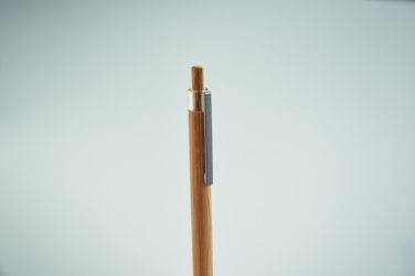 Логотрейд бизнес-подарки картинка: Push button bamboo pen