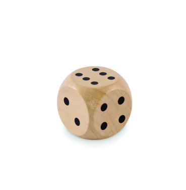 Лого трейд бизнес-подарки фото: Schima wooden dice 3cm dia