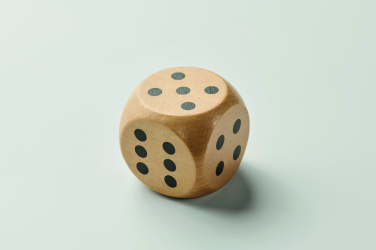 Логотрейд бизнес-подарки картинка: Schima wooden dice 5cm dia