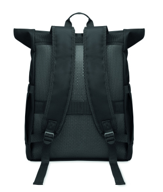 Логотрейд pекламные подарки картинка: Rolltop laptop rucksack 600D