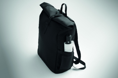 Логотрейд pекламные cувениры картинка: Rolltop laptop rucksack 600D
