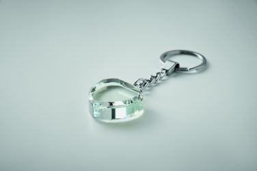 Логотрейд бизнес-подарки картинка: Glass heart award key ring