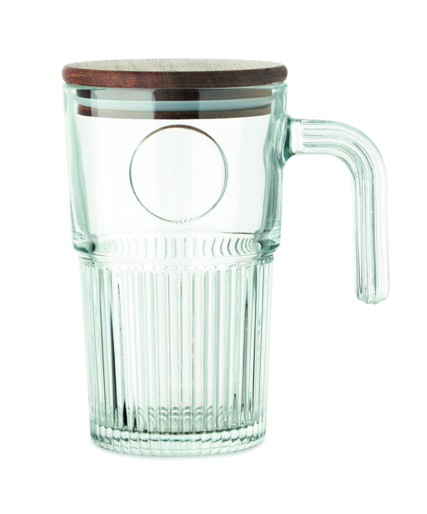 Логотрейд бизнес-подарки картинка: Glass mug 450ml