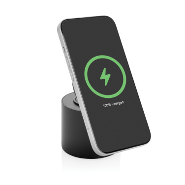 Лого трейд pекламные cувениры фото: Динамик Magpulse RCS из переработанного пластика мощностью 3 Вт с магнитным держателем