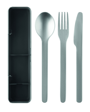 Лого трейд бизнес-подарки фото: Stainless steel cutlery set