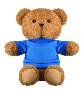 Лого трейд бизнес-подарки фото: Teddy bear with t-shirt 23 cm
