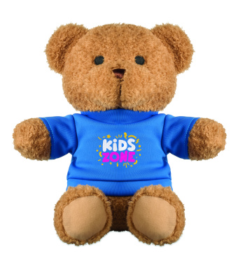 Логотрейд бизнес-подарки картинка: Teddy bear with t-shirt 23 cm