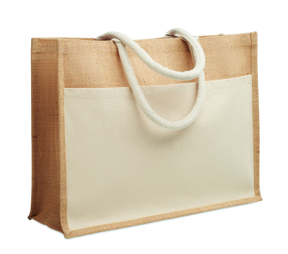 Лого трейд pекламные cувениры фото: Jute shopping bag