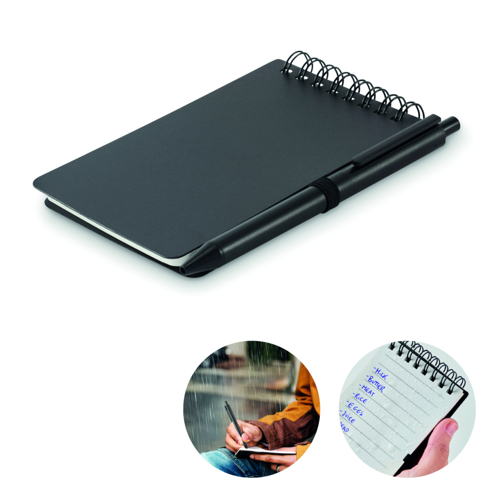 Лого трейд pекламные cувениры фото: Water repellent notepad
