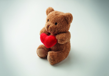 Лого трейд бизнес-подарки фото: Teddy bear with heart 23cm