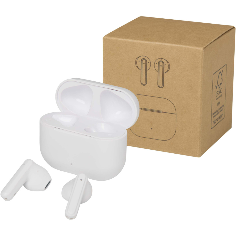 Логотрейд pекламные продукты картинка: Altais гарнитура True Wireless Bluetooth® из переработанной пластмассы