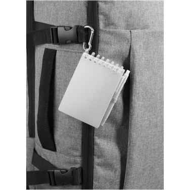 Логотрейд бизнес-подарки картинка: Lig Mini набор из блокнота в мягкой обложке из переработанного пластика и шариковой ручки (синие чернила)