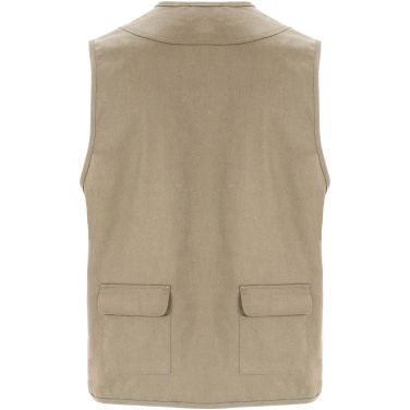 Лого трейд бизнес-подарки фото: Многокарманный рабочий жилет Venera 200 г/м2 с V-образным вырезом 