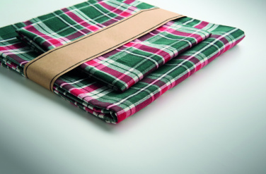 Логотрейд pекламные cувениры картинка: Chequer cotton tablecloth set