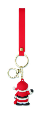 Логотрейд pекламные продукты картинка: Santa keyring bag charm