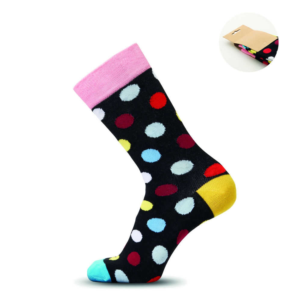 Логотрейд бизнес-подарки картинка: Funny patterned socks