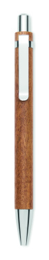 Логотрейд pекламные продукты картинка: Acacia wood ball pen