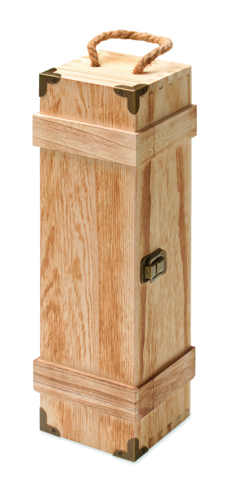 Логотрейд pекламные продукты картинка: Paulownia wood wine gift box