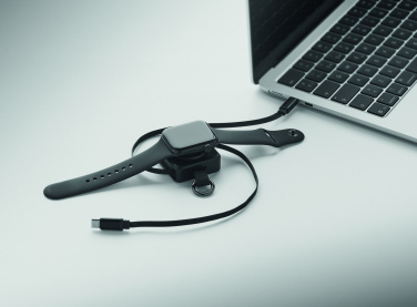 Логотрейд бизнес-подарки картинка: Retractable 100W USB-C cable