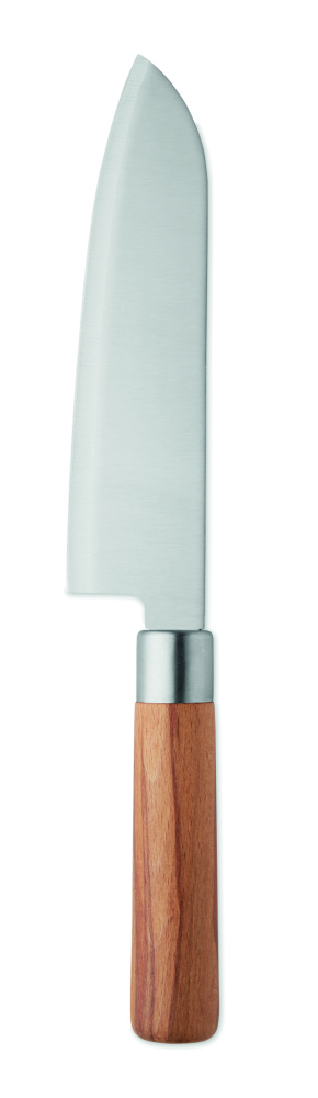 Лого трейд бизнес-подарки фото: Beech wood chef knife
