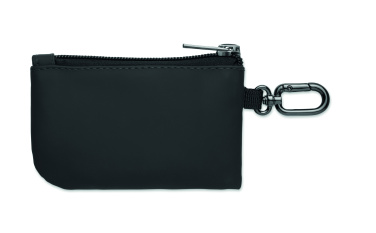 Логотрейд pекламные подарки картинка: PU key case wallet w/carabiner