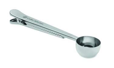 Лого трейд pекламные cувениры фото: Coffee scoop with bag clip