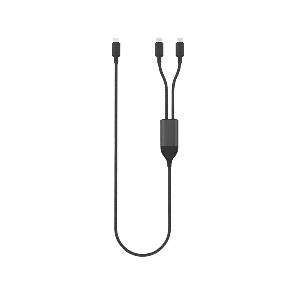 Лого трейд pекламные cувениры фото: Кабель Terra 100W RCS с двумя выходами USB-C