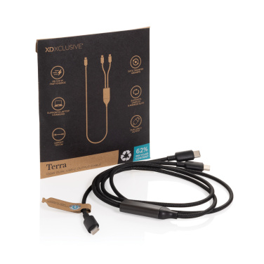 Логотрейд pекламные продукты картинка: Кабель Terra 100W RCS с двумя выходами USB-C