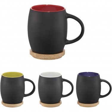 Logotrade kampanjprodukter bild: Hearth mugg med underlägg i trä