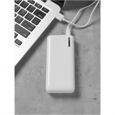 Logotrade profilprodukter bild: Komprimera 10 000 mAh powerbank med hög densitet