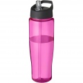 H2O Active® Tempo 700 ml sportflaska med piplock, Rosa / Solid svart