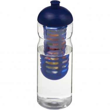 Logotrade kampanjprodukter bild: H2O Active® Base 650 ml sportflaska med kupollock och fruktbehållare