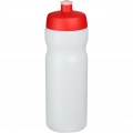 Baseline® Plus 650 ml sportflaska med sportlock, Transparent / Röd