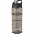 H2O Active® Treble 750 ml sportflaska med piplock, Träkol / Solid svart