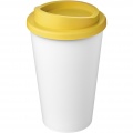 Americano® Eco 350 ml återvinningsbar mugg, Vit/gul